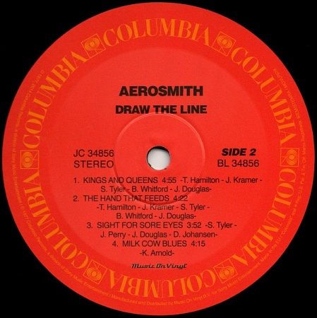 картинка Пластинка виниловая Aerosmith - Draw The Line (LP) магазин являющийся официальным дистрибьютором в России