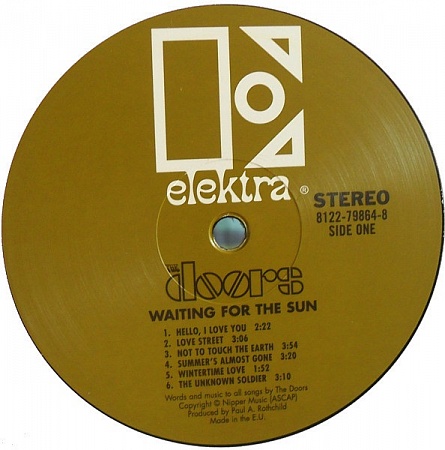 картинка Пластинка виниловая The Doors - Waiting For The Sun (LP) магазин являющийся официальным дистрибьютором в России