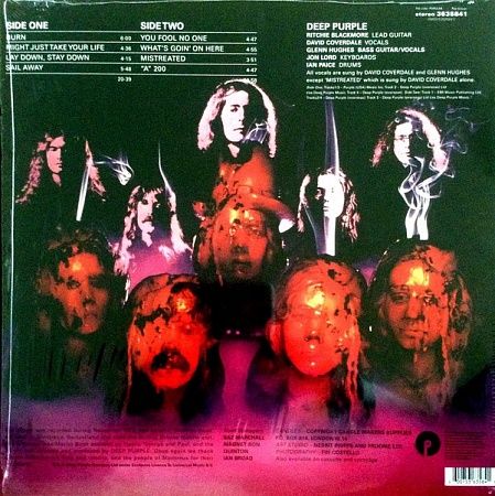 картинка Пластинка виниловая Deep Purple - Burn (LP) магазин являющийся официальным дистрибьютором в России