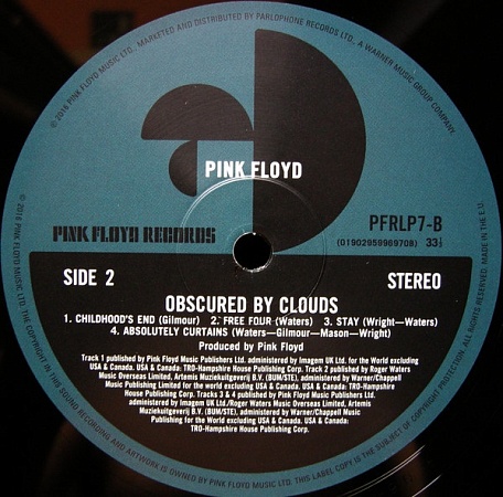 картинка Пластинка виниловая Pink Floyd - Obscured By Clouds (LP) магазин являющийся официальным дистрибьютором в России