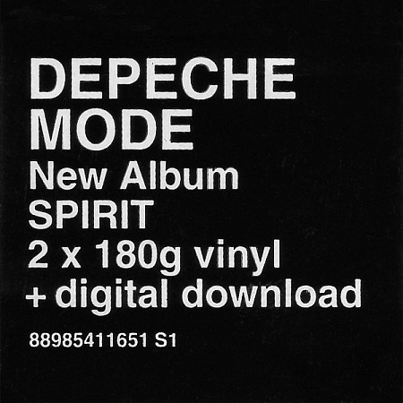 картинка Пластинка виниловая Depeche Mode - Spirit (2LP) магазин являющийся официальным дистрибьютором в России