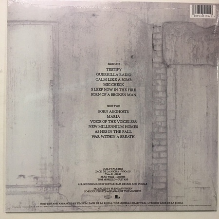 картинка Пластинка виниловая Rage Against The Machine - The Battle Of Los Angeles (LP) магазин являющийся официальным дистрибьютором в России