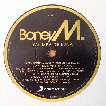 картинка Пластинка виниловая Boney M. Kalimba De Luna -16 Happy Songs (LP) магазин являющийся официальным дистрибьютором в России