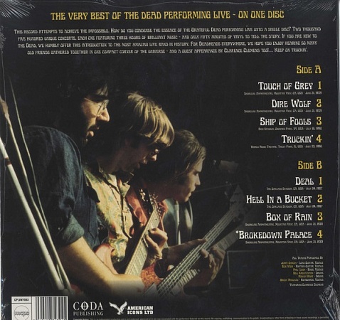 картинка Пластинка виниловая Grateful Dead - The Very Best Of The Dead (LP) (LE) магазин являющийся официальным дистрибьютором в России
