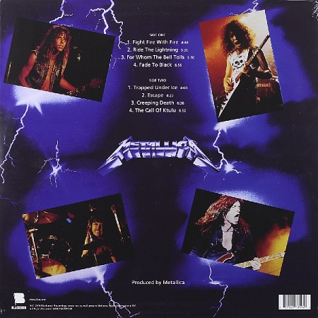 картинка Пластинка виниловая Metallica - Ride The Lightning (Box) магазин являющийся официальным дистрибьютором в России