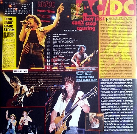 картинка Пластинка виниловая AC/DC - Who Made Who (LP) магазин являющийся официальным дистрибьютором в России