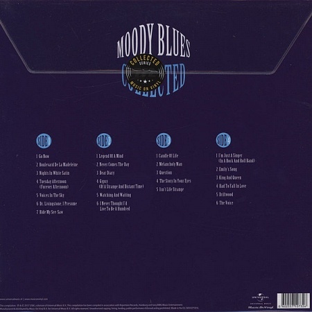 картинка Пластинка виниловая Moody Blues - Collected (2LP) магазин являющийся официальным дистрибьютором в России
