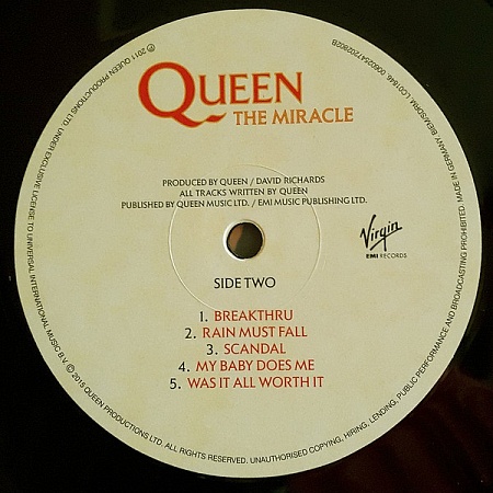 картинка Пластинка виниловая Queen. The Miracle (LP) магазин являющийся официальным дистрибьютором в России