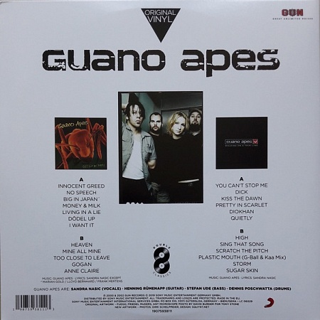 картинка Пластинка виниловая Guano Apes - Don't Give Me Names / Walking On A Thin Line (2LP) магазин являющийся официальным дистрибьютором в России