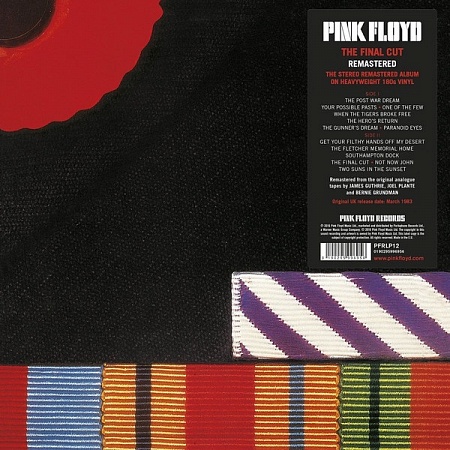 картинка Пластинка виниловая Pink Floyd - The Final Cut (LP) магазин являющийся официальным дистрибьютором в России