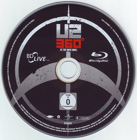 картинка Blu Ray U2 – U2 360° At The Rose Bowl магазин являющийся официальным дистрибьютором в России