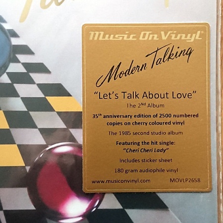    Modern Talking - Let's Talk About Love - The 2nd Album (LP)         
