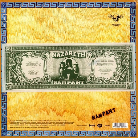 картинка Пластинка виниловая Nazareth - Rampant (LP) магазин являющийся официальным дистрибьютором в России