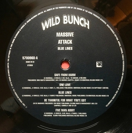 картинка Пластинка виниловая Massive Attack - Blue Lines (LP) магазин являющийся официальным дистрибьютором в России