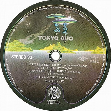 картинка Пластинка виниловая Status Quo - Tokyo Quo (LP) магазин являющийся официальным дистрибьютором в России