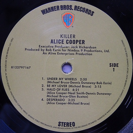 картинка Пластинка виниловая Alice Cooper – Killer (LP) магазин являющийся официальным дистрибьютором в России
