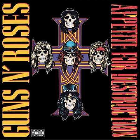картинка Пластинка виниловая Guns N' Roses - Appetite For Destruction (LP) магазин являющийся официальным дистрибьютором в России