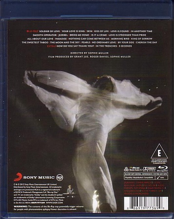 картинка Blu Ray Sade - Bring Me Home | Live 2011 магазин являющийся официальным дистрибьютором в России