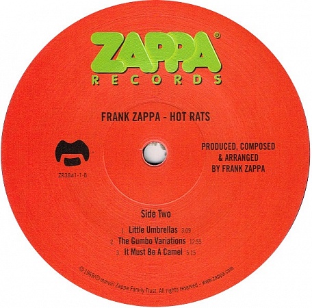 картинка Пластинка виниловая Frank Zappa - Hot Rats (LP) магазин являющийся официальным дистрибьютором в России
