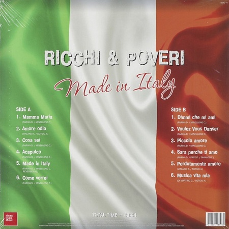 картинка Пластинка виниловая RICCHI & POVERI - MADE IN ITALY (LP) магазин являющийся официальным дистрибьютором в России