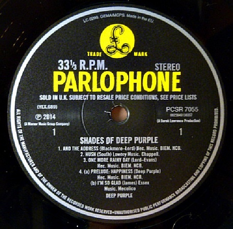 картинка Пластинка виниловая Deep Purple - Shades Of Deep Purple (LP) магазин являющийся официальным дистрибьютором в России