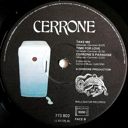 картинка Пластинка виниловая Cerrone – Cerrone's Paradise (LP) магазин являющийся официальным дистрибьютором в России