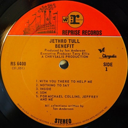 картинка Пластинка виниловая Jethro Tull - Benefit (LP) магазин являющийся официальным дистрибьютором в России
