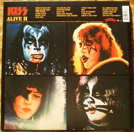 картинка Пластинка виниловая Kiss - Alive II (2LP) магазин являющийся официальным дистрибьютором в России