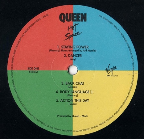 картинка Пластинка виниловая Queen. Hot Space (LP) магазин являющийся официальным дистрибьютором в России