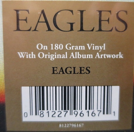 картинка Пластинка виниловая The Eagles - Eagles (LP) магазин являющийся официальным дистрибьютором в России
