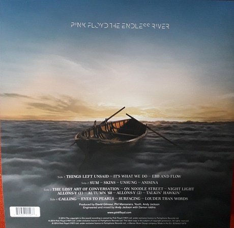 картинка Пластинка виниловая Pink Floyd - Endless River (2LP) магазин являющийся официальным дистрибьютором в России