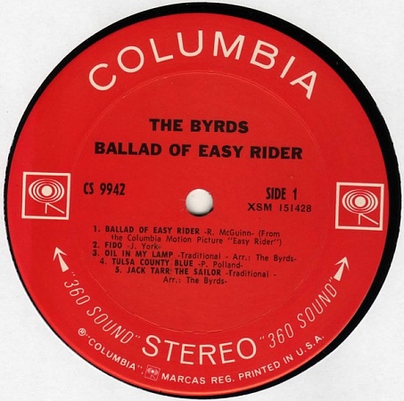 картинка Пластинка виниловая The Byrds - Ballad Of Easy Rider (LP) магазин являющийся официальным дистрибьютором в России
