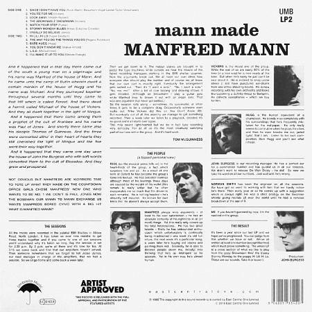 картинка Пластинка виниловая Manfred Mann. Mann Made (LP) магазин являющийся официальным дистрибьютором в России