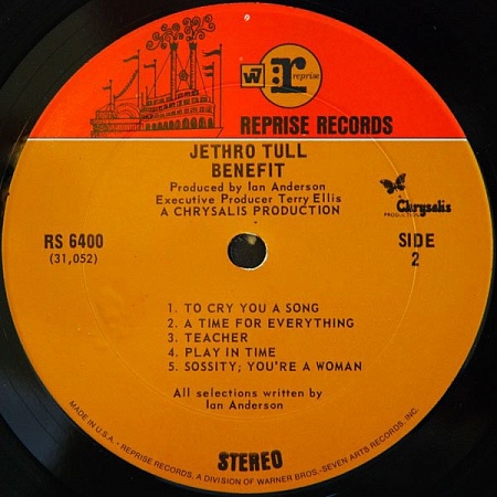 картинка Пластинка виниловая Jethro Tull - Benefit (LP) магазин являющийся официальным дистрибьютором в России