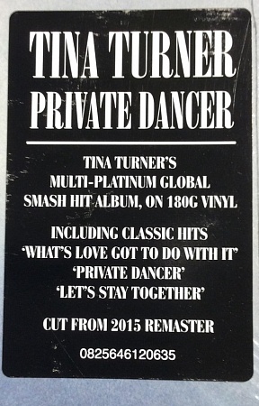 картинка Пластинка виниловая Tina Turner - Private Dancer - 30th Anniversary Edition (LP) магазин являющийся официальным дистрибьютором в России
